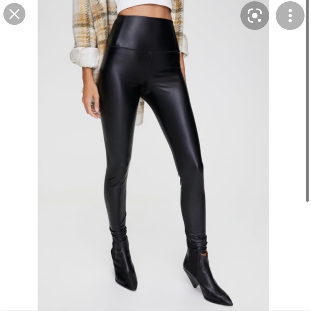 Aritzia Wilfred Daria Pant - Faux Leather